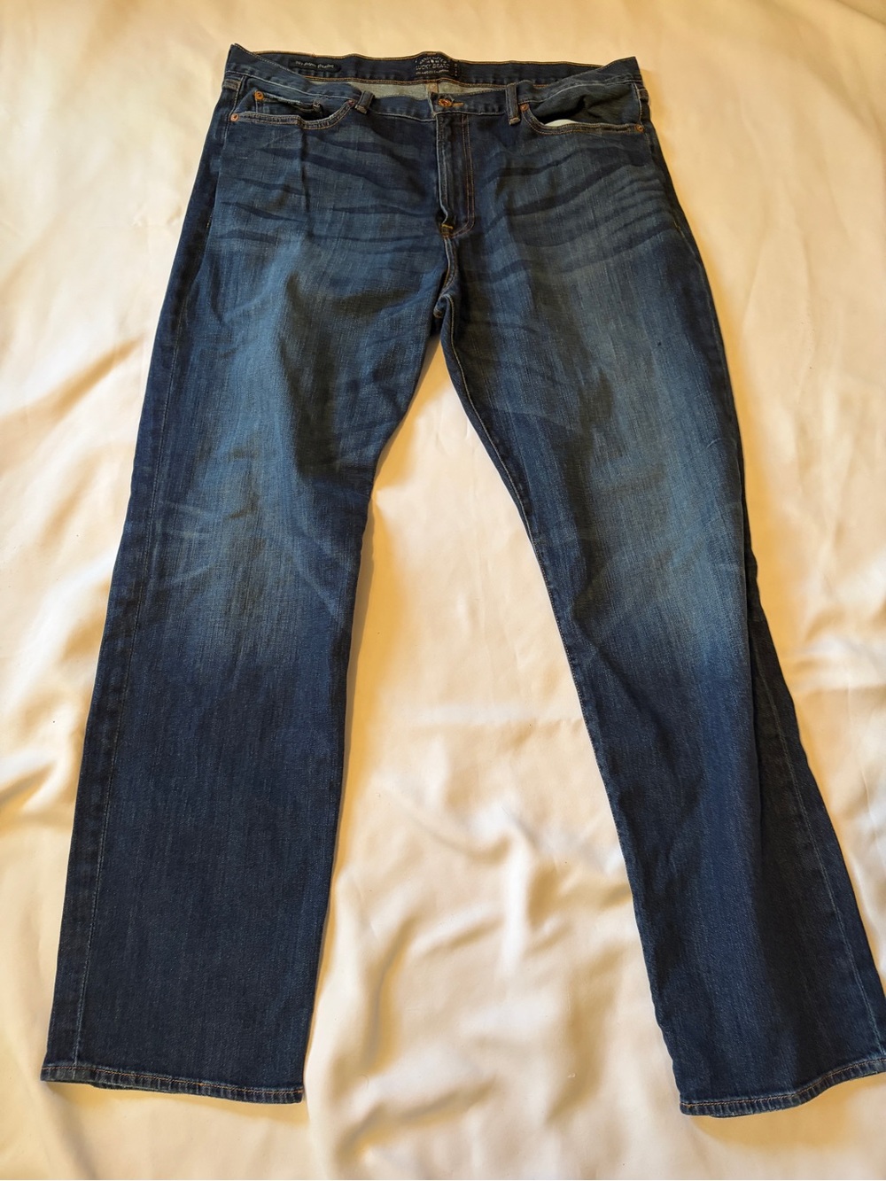Lucky Brand Men's Straight Jeans in Dark Blue Wash